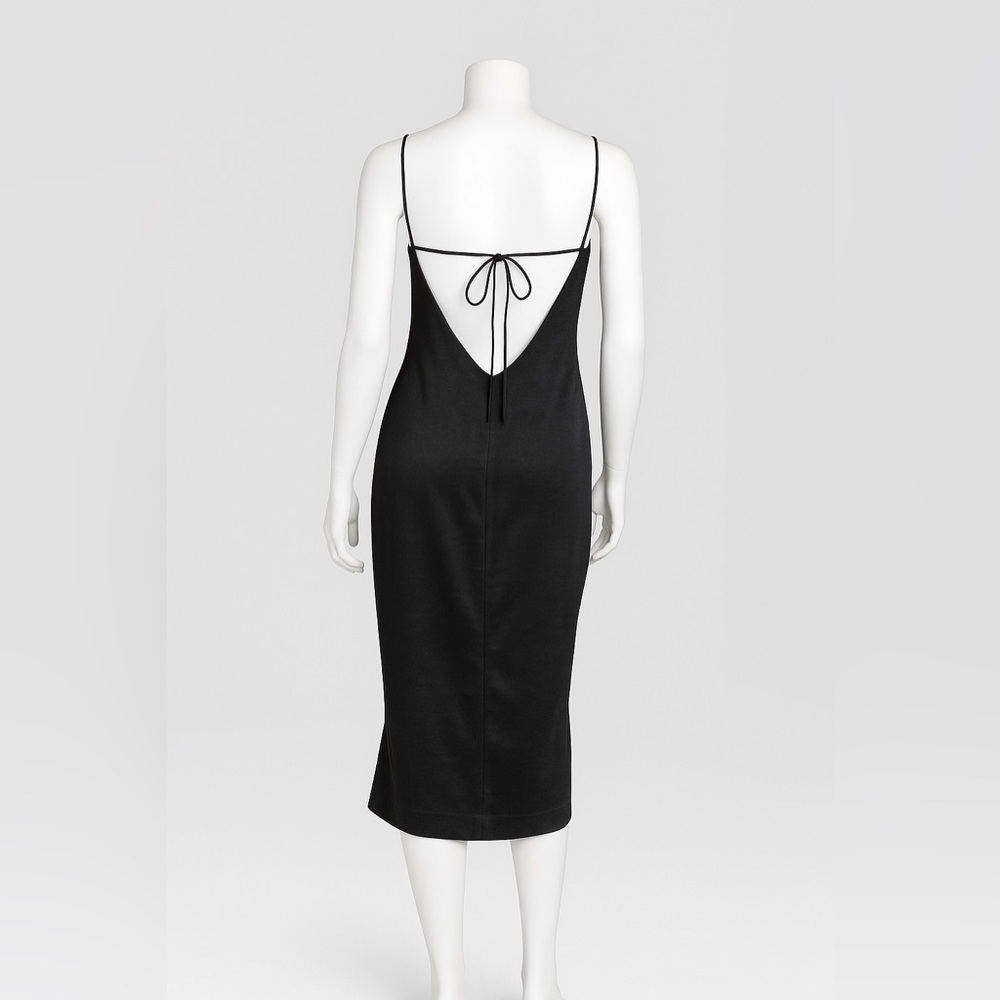 Wild Fable Women’s Satin Slip Dress - Black - Picture 3 of 7